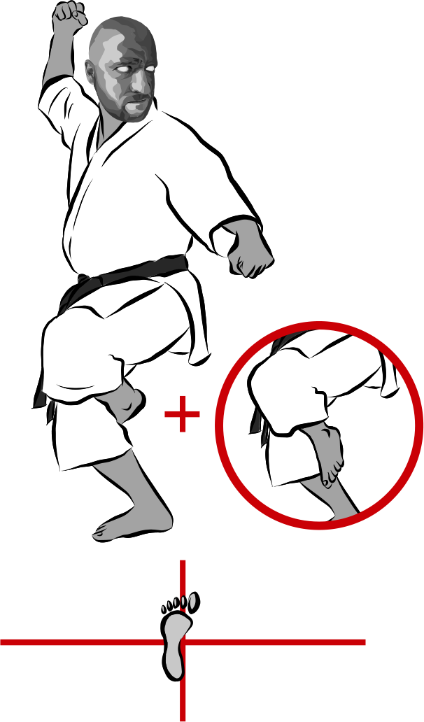 Sagi-ashi dachi (Heron-leg stance)